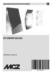 MCZ KIT COMFORT AIR SLIM Handleiding Voor Installatie En Gebruik