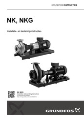 Grundfos NK Series Installatie- En Bedieningsinstructies