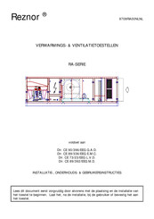 Reznor RA 24 Installatie- En Gebruikersinstructies