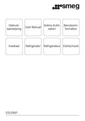 Smeg S3L090P Gebruiksaanwijzing