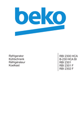 Beko RBI 2301 Handleiding