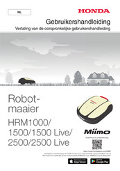 Honda Miimo HRM1500 Gebruikershandleiding