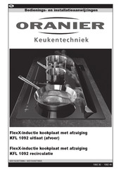 Oranier FlexX KFL 1092 Bedienings- En Installatiehandleiding