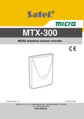 Satel MTX-300 Handleiding