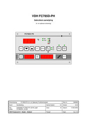 VDH FC785D-PH Gebruiksaanwijzing