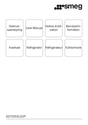 Smeg SD7205SLD2P Gebruiksaanwijzing