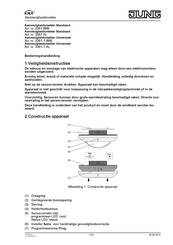 Jung KNX mini Universeel 3361-1 M WW Bedieningshandleiding