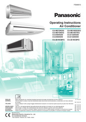 Panasonic CU-2E15CBPG Handleiding