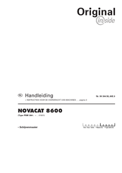 Original inside NOVACAT 8600 Handleiding