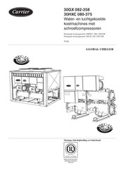 Carrier 30HXC 080-375 Montage- En Onderhoudshandleiding