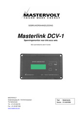 Mastervolt Masterlink DCV-1 Gebruikershandleiding