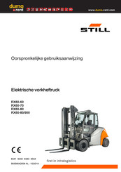 Still RX60-60 Oorspronkelijke Gebruiksaanwijzing