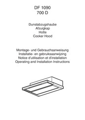 AEG DF1090W Installatie- En Gebruiksaanwijzing