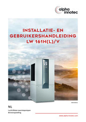 alpha innotec LW 161HL/V Installatie- En Gebruikershandleiding