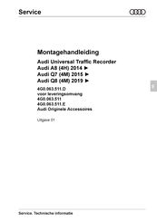 Audi 4G0.063.511.D Montagehandleiding