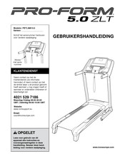 Pro-Form 5.0 ZLT Gebruikershandleiding