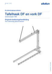 Doka DF Series Originele Bedieningshandleiding