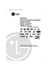 LG LH-RH760 Gebruikershandleiding