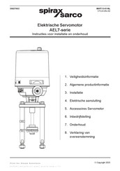 Spirax Sarco AEL7 Series Instructies Voor Installatie En Onderhoud