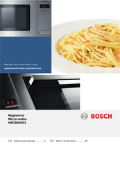 Bosch HBC84H501 Gebruiksaanwijzing