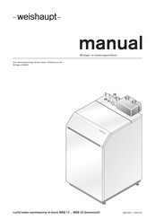 Weishaupt Biblock WBB 12-A-RME-AI Montage- En Bedieningshandleiding