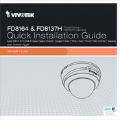 Vivotek FD8137H Snelle Installatiehandleiding