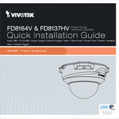 Vivotek FD8164V Snelle Installatiehandleiding