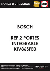 Bosch KIV86SFE0 Gebruikershandleiding