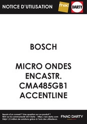 Bosch CMA485GB1 Gebruikershandleiding En Installatie-Instructies