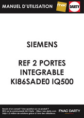 Siemens KI86SADE0 Gebruikershandleiding