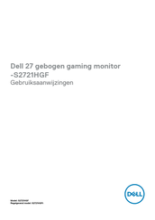 Dell S2721HGFt Gebruiksaanwijzingen