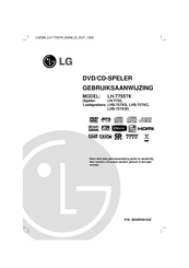 LG LHS-75TKC Gebruiksaanwijzing