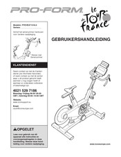 Pro-Form PFEVEX71516.0 Gebruikershandleiding