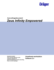 Dräger Zeus Infinity Empowered Aanvullingsdocument