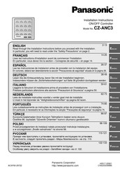 Panasonic CZ-ANC3 Installatie-Instructies