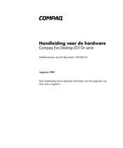 Compaq Evo Desktop D310v Series Handleiding