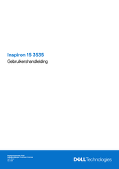 Dell Inspiron 15 3535 Gebruikershandleiding