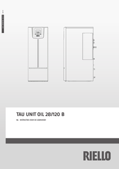 Riello TAU UNIT OIL 28/120 B Instructies Voor Gebruik