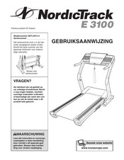 NordicTrack E 3100 Gebruiksaanwijzing