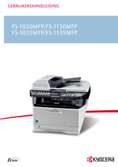 Kyocera Ecosys FS-1030MFP Gebruikershandleiding