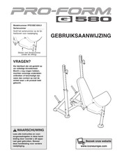 Pro-Form PFEVBE1836.0 Gebruiksaanwijzing