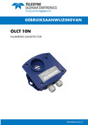 TELEDYNE OLDHAM SIMTRONICS OLCT 10N Gebruiksaanwijzing