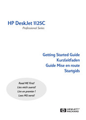 HP Professional DeskJet 1125C Startgids