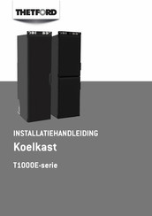 Thetford T1000E Series Installatiehandleiding