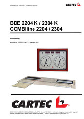 CARTEC BDE 2304 K Handleiding