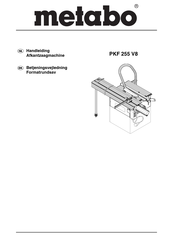 Metabo PKF 255 V8 Handleiding