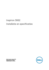 Dell Inspiron 3662 Installatiehandleiding