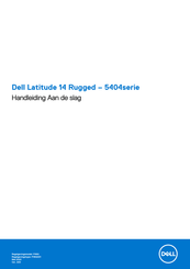 Dell Latitude 14 Rugged - 5404 Series Handleiding