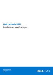 Dell Latitude 5511 Installatiehandleiding