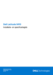 Dell Latitude 9410 Installatiehandleiding